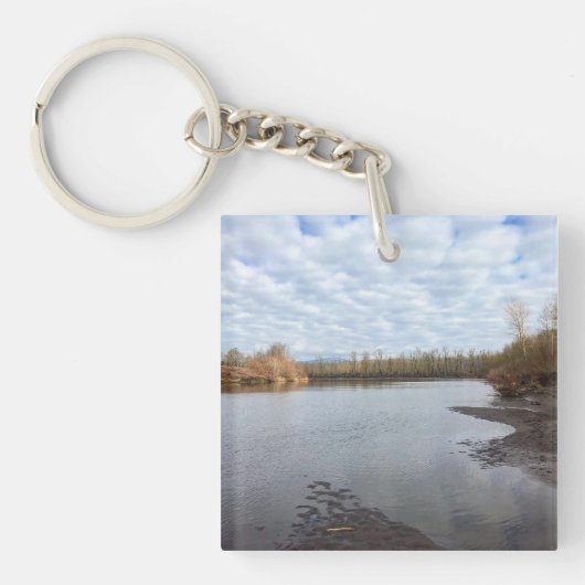 Porte-clés Sandy River, Troutdale, Oregon Poster Magnet (Devant)