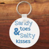 Porte-clés Sandy Toes Salty Baisers (Recto)