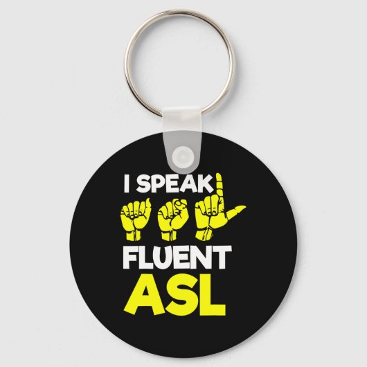 Porte-clés Sans Audience - Sourd - Incapable D'Entendre - Sou (Recto)