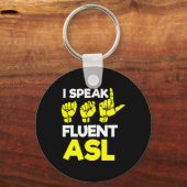 Porte-clés Sans Audience - Sourd - Incapable D'Entendre - Sou (Recto)