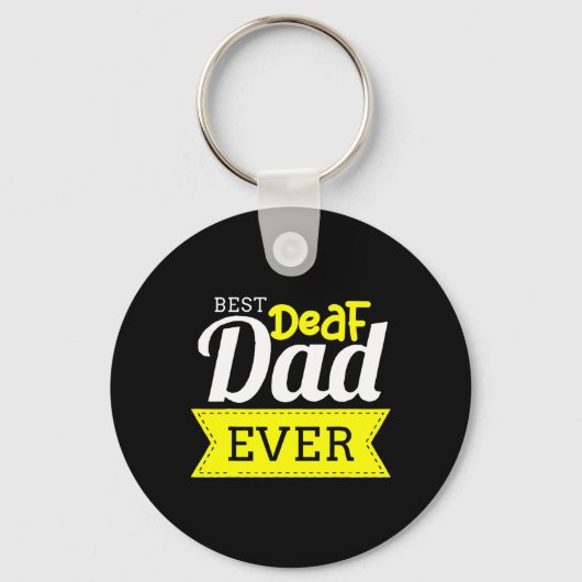 Porte-clés Sans Audience - Sourd - Incapable D'Entendre - Sou (Recto)