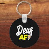 Porte-clés Sans Audience - Sourd - Incapable D'Entendre - Sou (Recto)