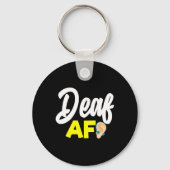 Porte-clés Sans Audience - Sourd - Incapable D'Entendre - Sou (Verso)