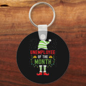 Porte-clés Sans-emploi du mois Noël drôle chômeur (Recto)