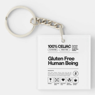 Porte-clés Sans gluten Être humain