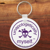 Porte-clés Sans s'excuser Moi-même porte - clé. (Recto)