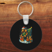 Porte-clés Santa Bigfoot Christmas Tree Turkey Reindeer Thank (Recto)