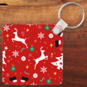 Porte-clés Santa Chimney Christmas Keychain (Verso)