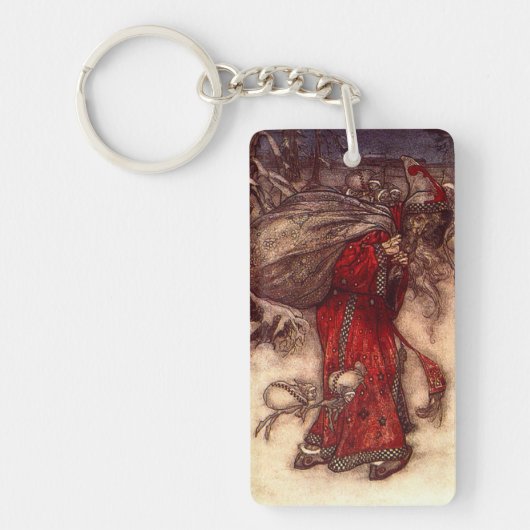 Porte-clés Santa Claus Arthur Rackham (Devant)
