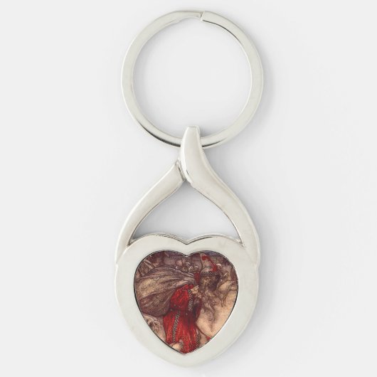 Porte-clés Santa Claus Arthur Rackham (Devant)