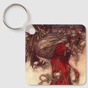Porte-clés Santa Claus Arthur Rackham