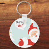 Porte-clés Santa Claus - juste dire go (Recto)