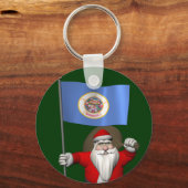 Porte-clés Santa Claus with Ensign of Minnesota (Recto)