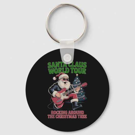 Porte-clés Santa Claus World Tour Rocking Around The Christma (Recto)