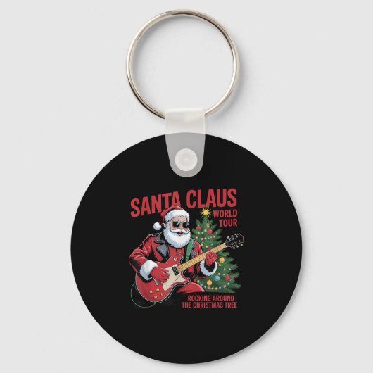 Porte-clés Santa Claus World Tour Rocking Around The Christma (Recto)