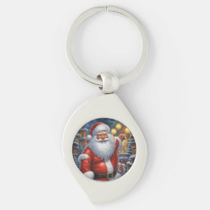 Porte-clés Santa Clause Joyeux Noël Bonne année