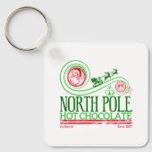 Porte-clés Santa Clause Pôle Nord Chocolat chaud (Recto)