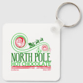 Porte-clés Santa Clause Pôle Nord Chocolat chaud (Dos)