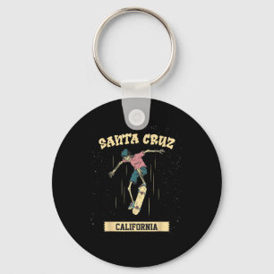 Porte-clés Santa Cruz Skeleton Surfing et Skateboard