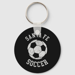 Porte-clés Santa Fe Soccer Rétro en détresse 90's Vintage