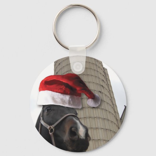 Porte-clés Santa Hat Horsey (Recto)