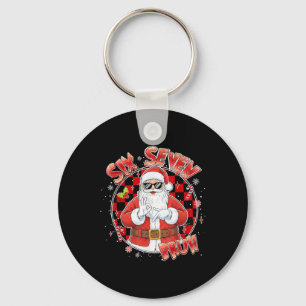 Porte-clés Santa Malade Sept Bruh 67 Six Sept Mème Tendance P