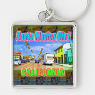 Porte-clés "Santa Monica Blvd 2"