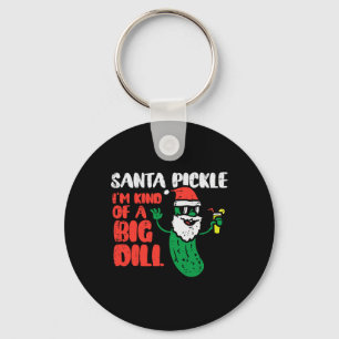 Porte-clés Santa Pickle Espèce De Gros Dill Drôle De Noël En