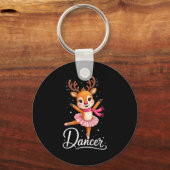 Porte-clés Santa Reindeer Ballet Dancer Cute Christmas Men Wo (Recto)