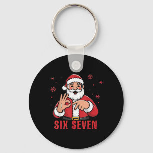 Porte-clés Santa Xmas Meme 67 Six Seven 6 7