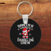Porte-clés Santa's Favorite Counseling Crew Christmas  (Recto)