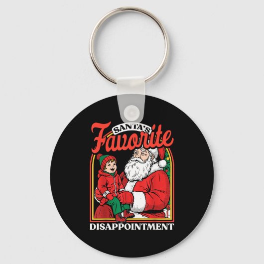 Porte-clés Santas Favorite Disapintment Funny Sarcastic Chris (Recto)