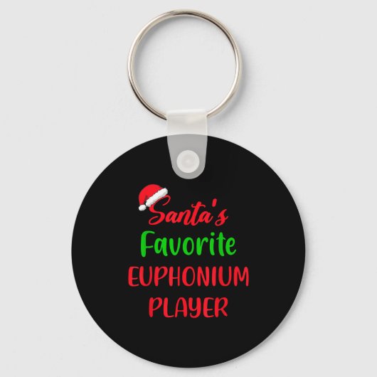 Porte-clés Santas Favorite Euphonium Player Gift Euphonium Ch (Recto)