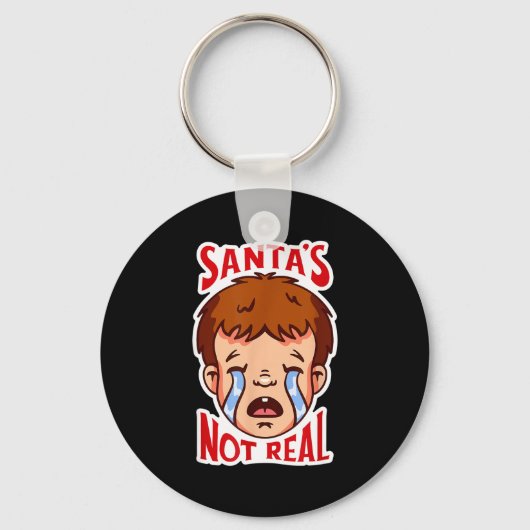 Porte-clés Santa's Not Real Funny Anti-christmas Quote Humor  (Recto)