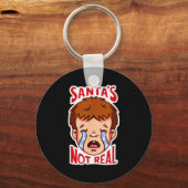 Porte-clés Santa's Not Real Funny Anti-christmas Quote Humor  (Recto)