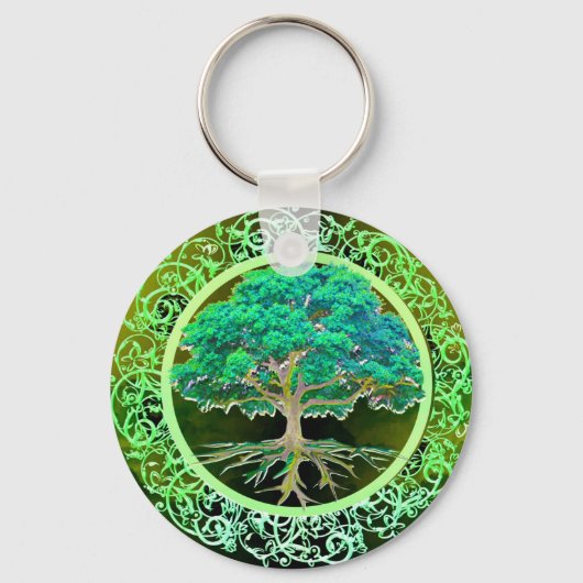 Porte-clés Santé de l'arbre de vie (Recto)