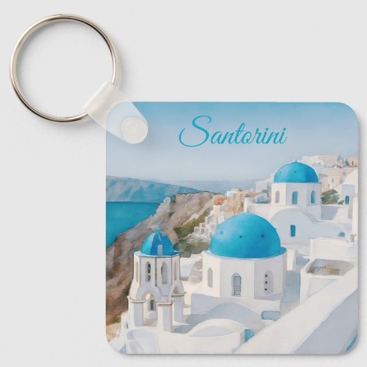 Porte-clés Santorin, Grèce (Recto)