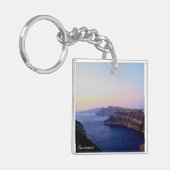 Porte-clés Santorini Greece Souvenir Acrylic Keychain (Devant gauche)