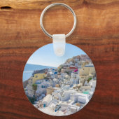 Porte-clés Santorini Greece -  sunny-summer day in Santorini (Recto)