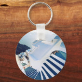 Porte-clés Santorini Oia Steps, Grèce (Recto)