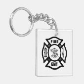 Porte-clés Sapeur-pompier EMT (Devant gauche)