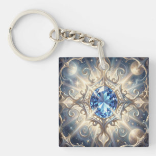 Porte-clés Saphir – La pierre de la vérité et de la sagesse