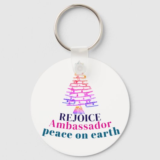 Porte-clés Sapin de Noël (Recto)