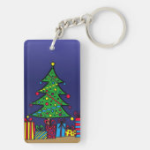 Porte-clés sapin de Noël (Dos)