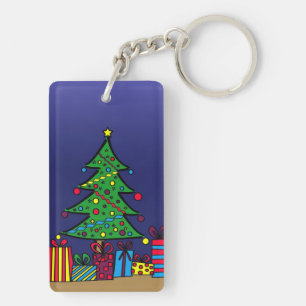 Porte-clés sapin de Noël