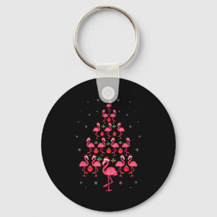 Porte-clés Sapin de Noël drôle Cadeau de fête Flamant Nk Oise