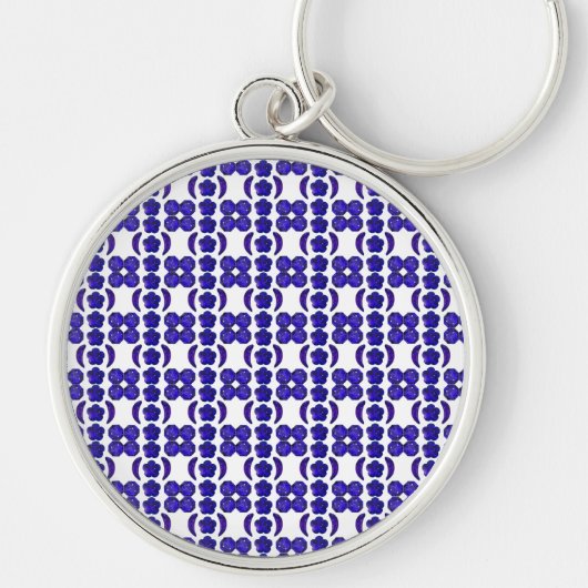 Porte-clés Sapphire Gemstone Blue (Devant)