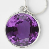 Porte-clés Sapphire violet 2 (Devant)
