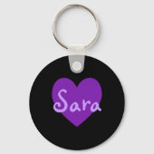 Porte-clés Sara en violet (Recto)