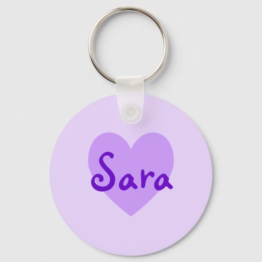 Porte-clés Sara en violet (Recto)